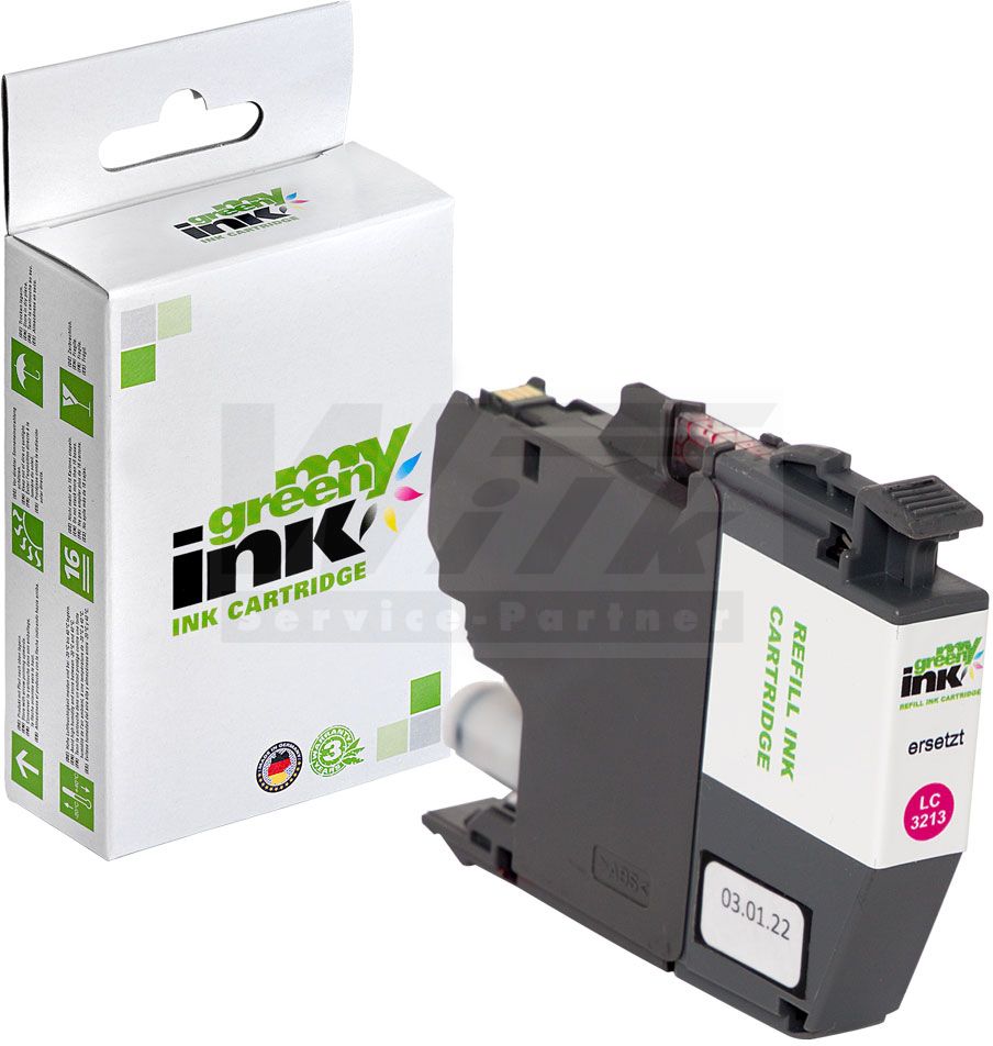 my green ink Tintenpatrone magenta (101816) ersetzt LC-3213M