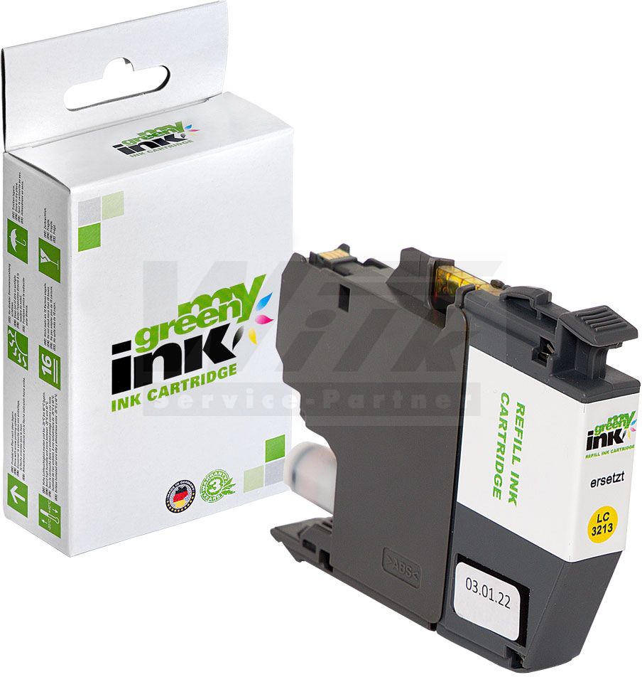 my green ink Tintenpatrone gelb (101823) ersetzt LC-3213Y