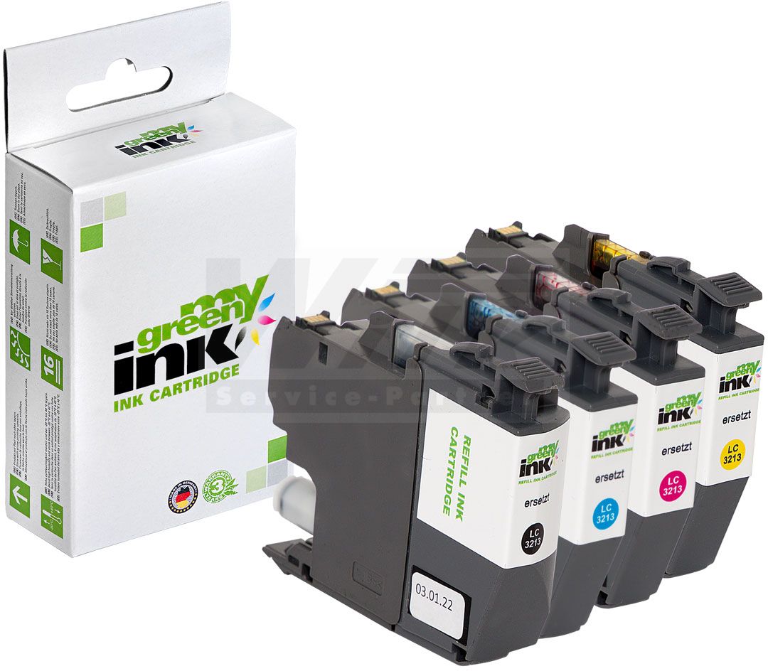 my green ink Tintenpatrone Rainbow-Kit (102011) ersetzt LC-3213VALDR