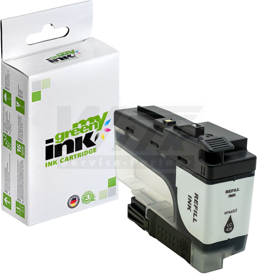 mygreen ink Tintenpatrone schwarz ersetzt Brother LC-426BK (102240)