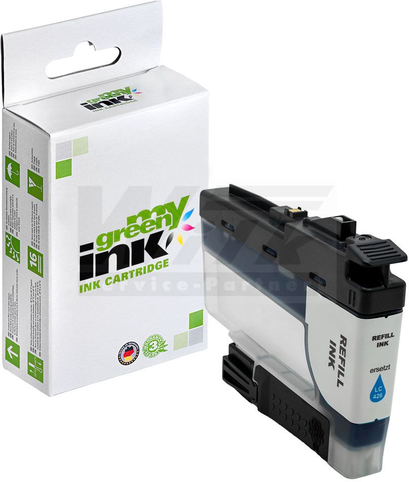 mygreen ink Tintenpatrone cyan ersetzt Brother LC-426C (102257)