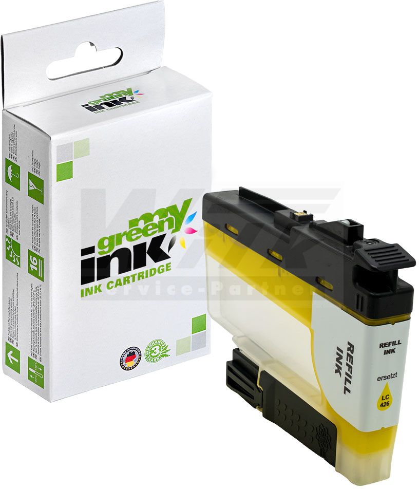 mygreen ink Tintenpatrone gelb ersetzt Brother LC-426Y (102271)