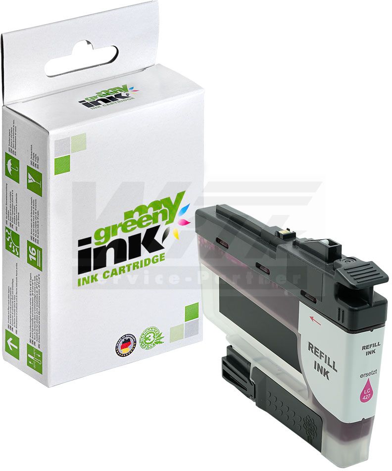 mygreen ink Tintenpatrone magenta ersetzt Brother LC-427M (102875)