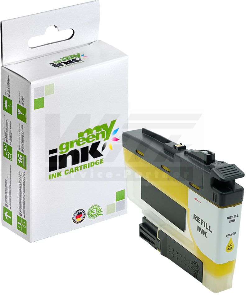 mygreen ink Tintenpatrone gelb ersetzt Brother LC-427Y (102882)