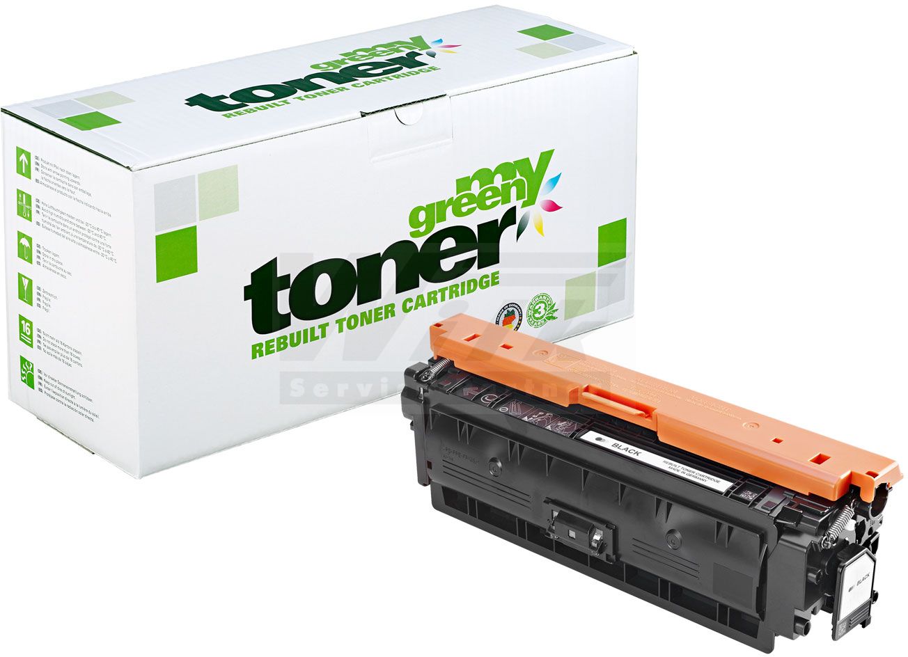my green toner Toner-Kit schwarz (112317) ersetzt 4566C001 / T10