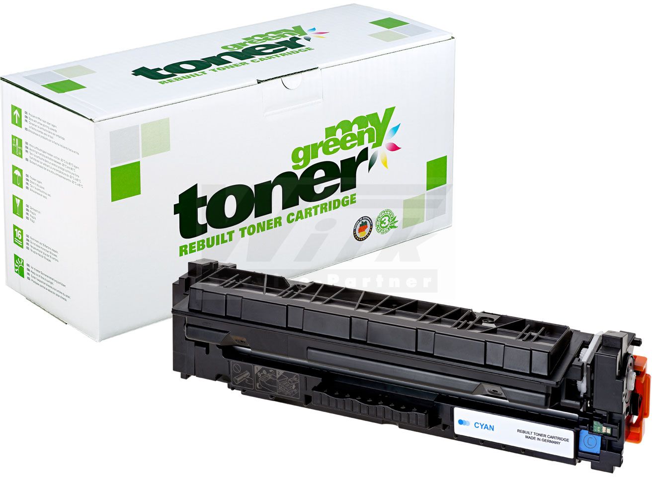 my green toner Toner-Kit cyan (112409) ersetzt 3019V002 / 055H