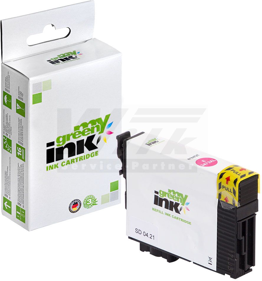my green ink Tintenpatrone magenta (122262) ersetzt C13T34734010, 34XL