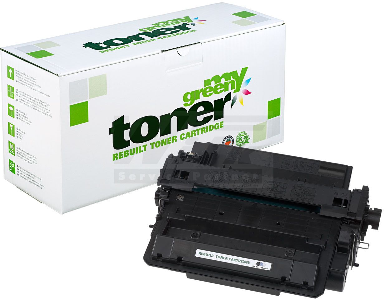 my green toner Toner-Kartusche schwarz HC (133527) ersetzt 55X, 724H