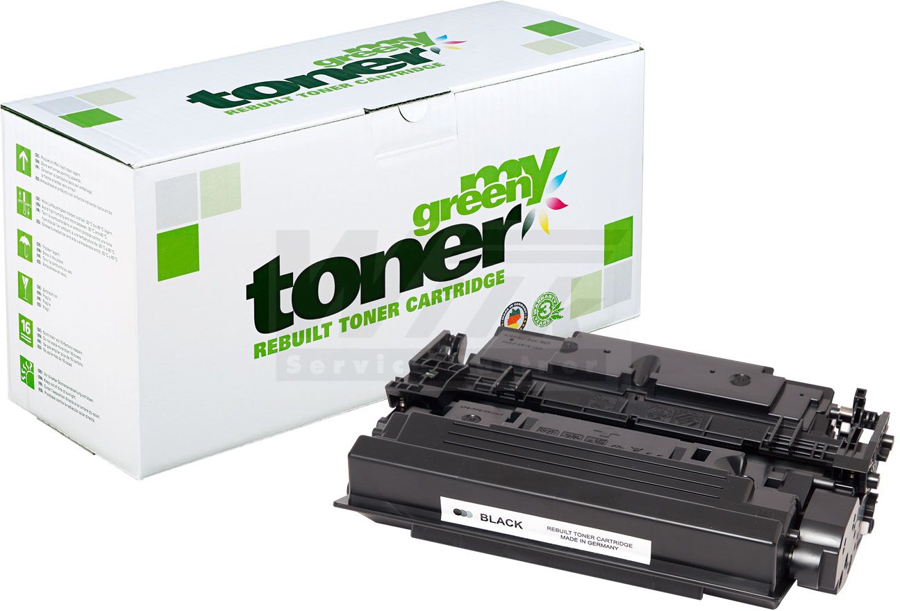 my green toner Toner-Kartusche schwarz (136764) ersetzt CF289Y, 89Y