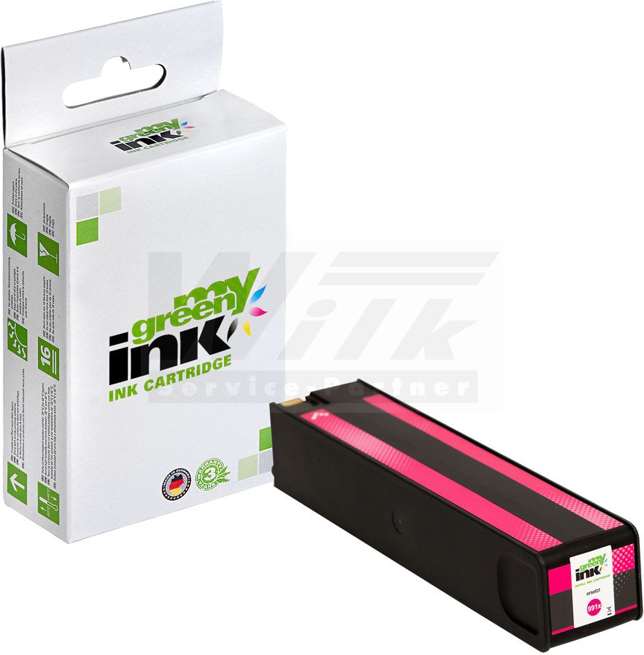 my green ink Tintenpatrone magenta (137754) ersetzt M0J94AE, 991X