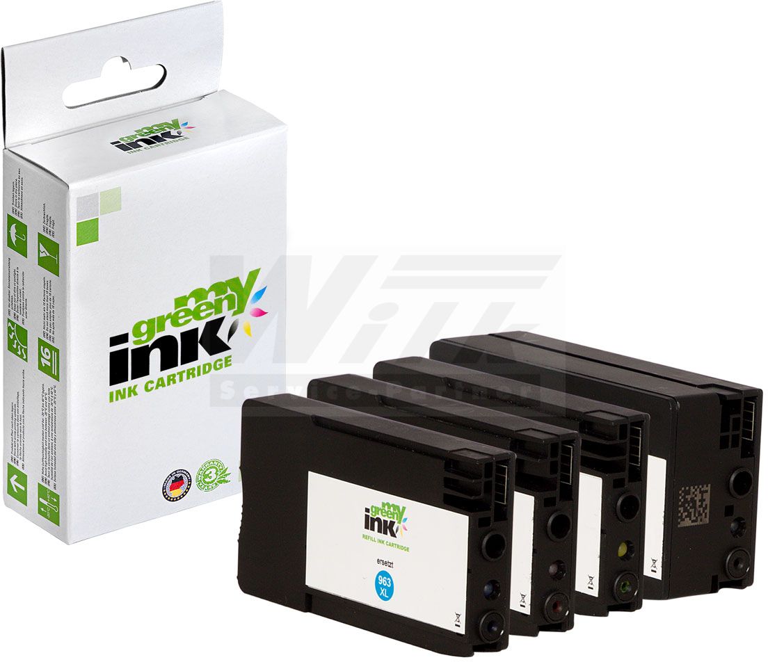 my green ink Tintenpatrone Rainbow-Kit (137976) ersetzt 3JA35AE, 963XL