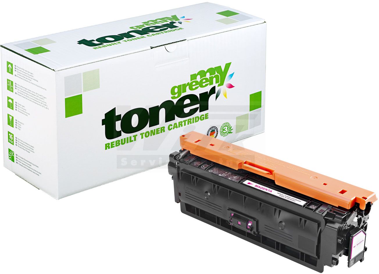 my green toner Toner-Kartusche magenta (138010) ersetzt W2123X, 212X