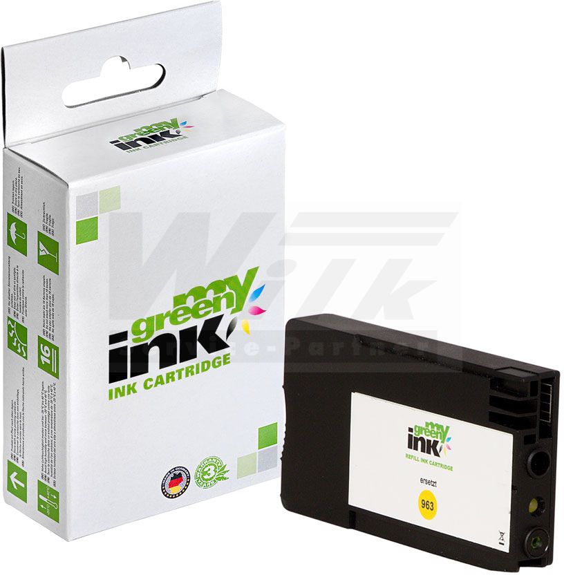 my green ink Tintenpatrone gelb (138065) ersetzt 3JA25AE, 963