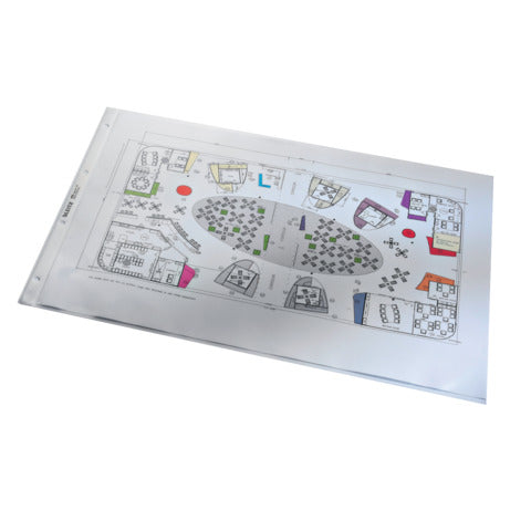 LEITZ 4703 Prospekthülle Standard, A3 quer, PP, genarbt, dokumentenecht, farblos