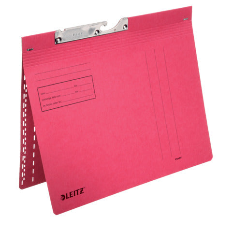 LEITZ 2014 Pendelhefter Combi - kfm. Heftung, Manilakarton (RC), rot