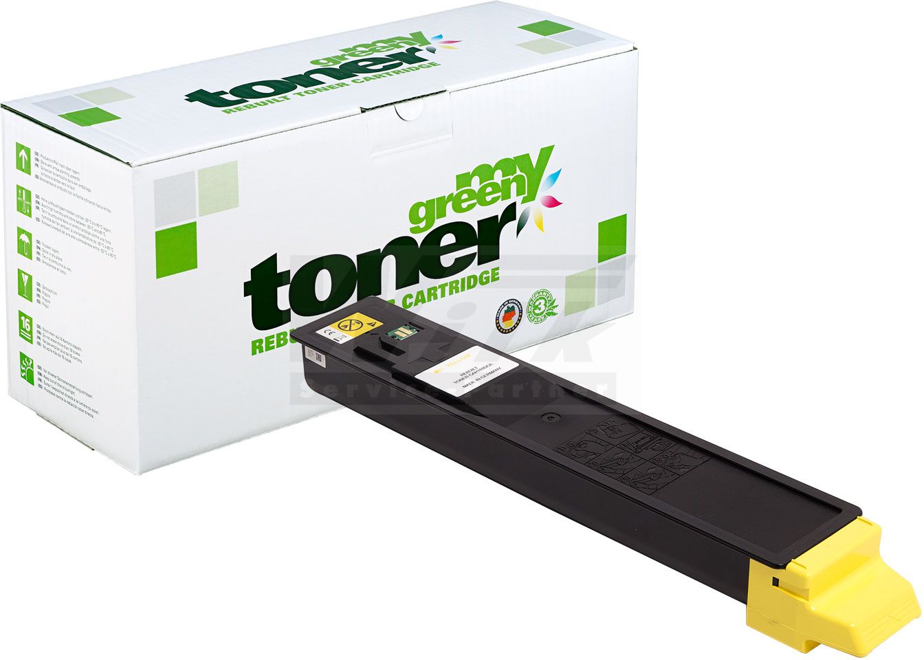 my green toner Toner-Kartusche yellow (153105) ersetzt TK-8115Y