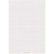 Q-CONNECT Flipchart-Block - 68 x 99 cm, kariert/blanko, 80 g/qm, 20 Blatt