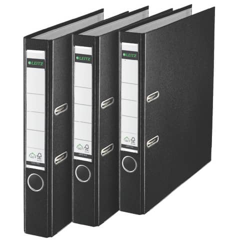 LEITZ 1015 Ordner Plastik - A4, 52 mm, schwarz