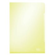 LEITZ 4153 Sichthülle Super Premium, A4, PVC, dokumentenecht, gelb