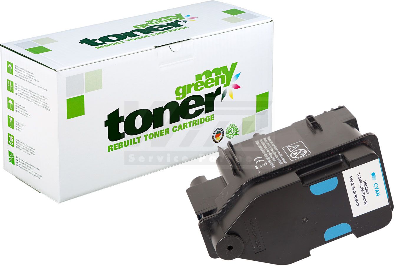 my green toner Toner-Kit cyan (171130) ersetzt AAJW450 / TNP-79