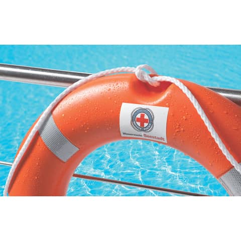 AVERY ZWECKFORM L7912-10 Ultra-Resistente Folien-Etiketten - A4, 240 Stück, 63,5 x 33,9 mm, 10 Blatt weiß