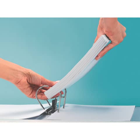 LEITZ 1080 Ordner Pappe A4 Wolkenmarmor, 80 mm, rot
