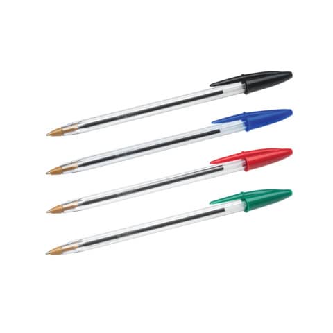 BIC Kugelschreiber Cristal® Original - 0,4 mm, schwarz (dokumentenecht)