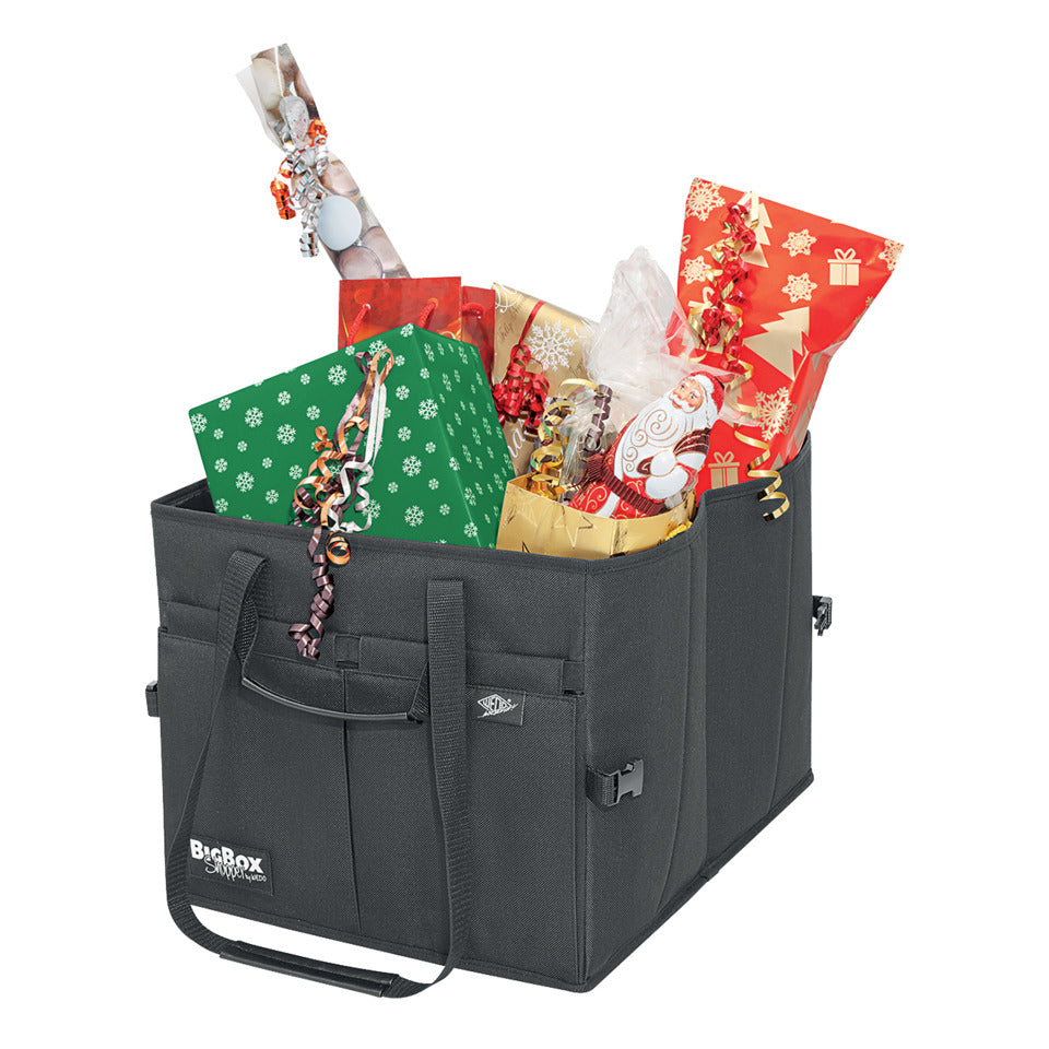 Kofferraumtasche L schwarz BigBox Shopper 45x35x30 cm WEDO 582521