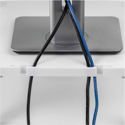 FELLOWES Monitor-Ständer Standard Smart Suites - höhenverstellbar, Kunststoff, platingrau