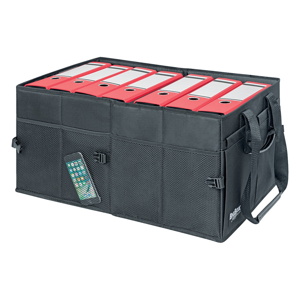 Kofferraumtasche L schwarz BigBox Shopper 45x35x30 cm WEDO 582521