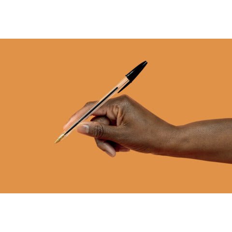 BIC Kugelschreiber Cristal® Original - 0,4 mm, schwarz (dokumentenecht)
