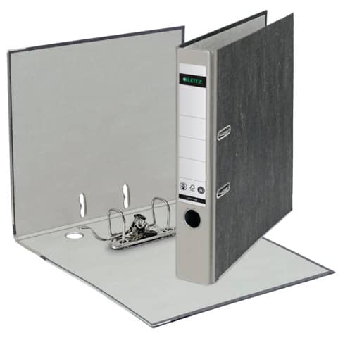 LEITZ 1050 Ordner Pappe A4 Wolkenmarmor, 52 mm, grau