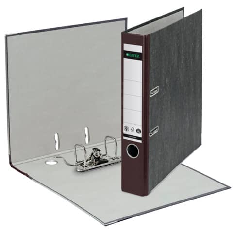 LEITZ 1050 Ordner Pappe A4 Wolkenmarmor, 52 mm, braun
