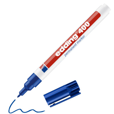 EDDING 400 Permanentmarker - 1 mm, blau, nachfüllbar