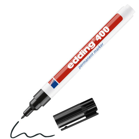EDDING 400 Permanentmarker - 1 mm, schwarz, nachfüllbar