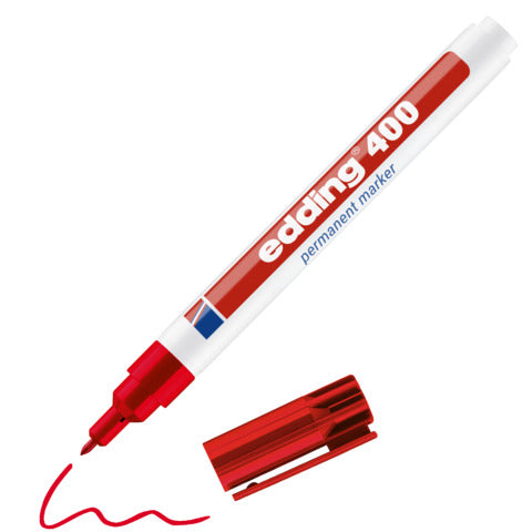 EDDING 400 Permanentmarker - 1 mm, rot, nachfüllbar