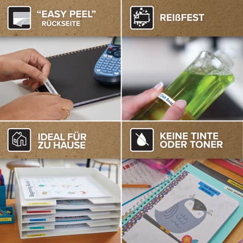 DYMO Schriftband Start Pack, 12mmx4m