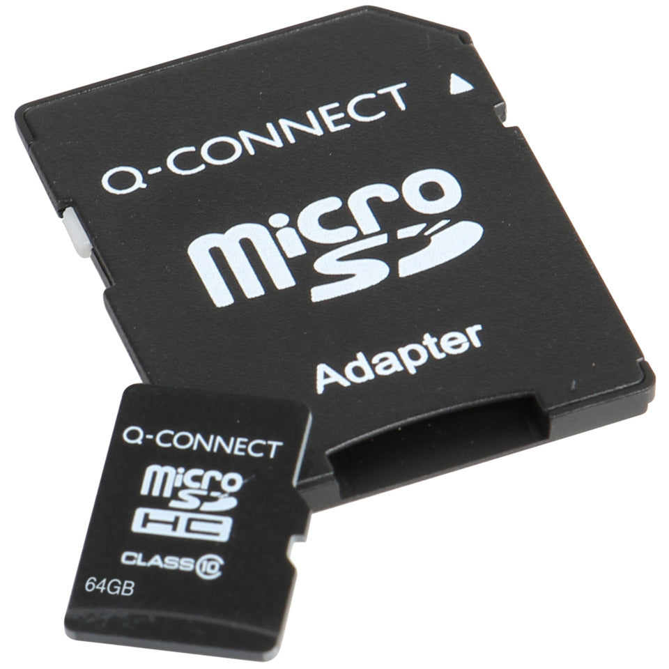 Q-CONNECT Speicherkarte Micro-SDHC inkl. URA 64GB