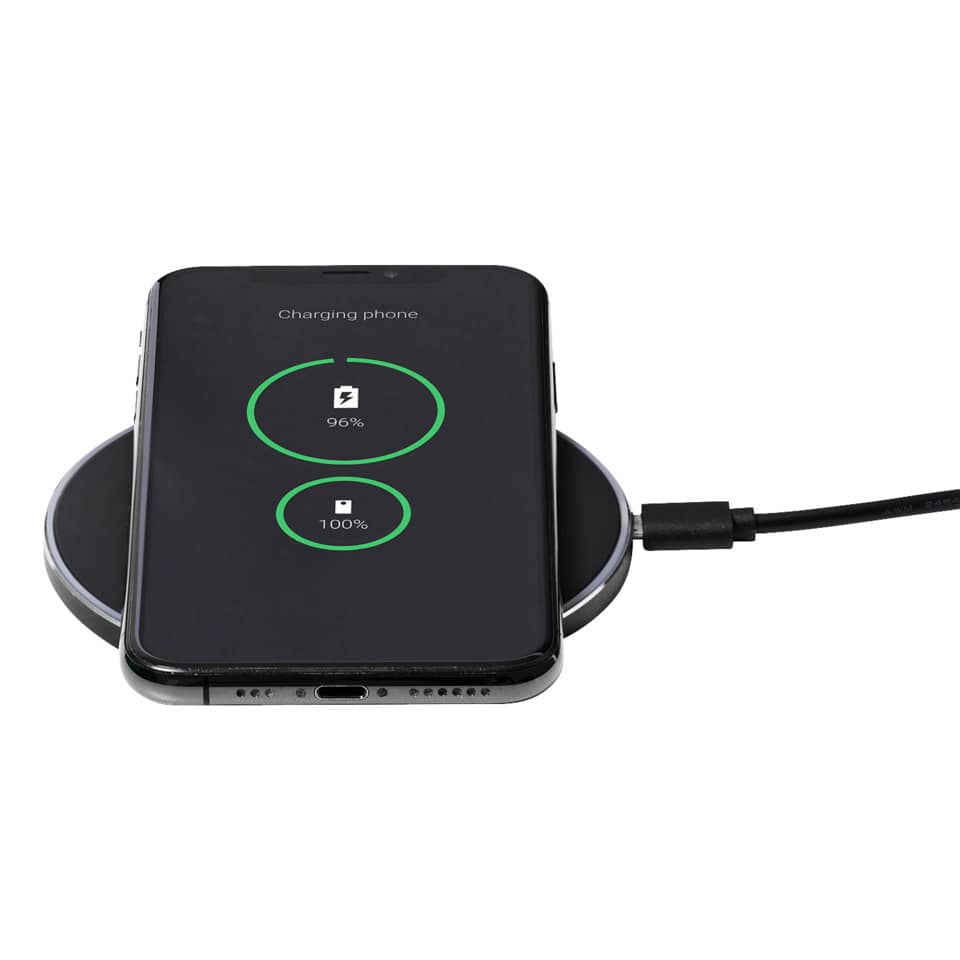 Ladegerät Induktiv kabellos schwarz Q-CONNECT KF15035