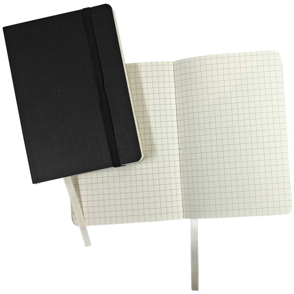 Notizbuch, A6, kariert, schwarz DONAU 1346100-01