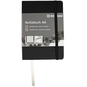 Notizbuch, A6, kariert, schwarz DONAU 1346100-01