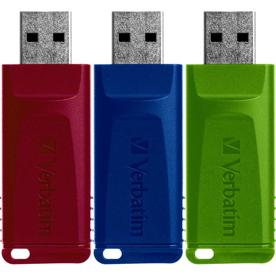 VERBATIM USB Stick 2.0, 16 GB, 3 Stück, sortiert, 49326