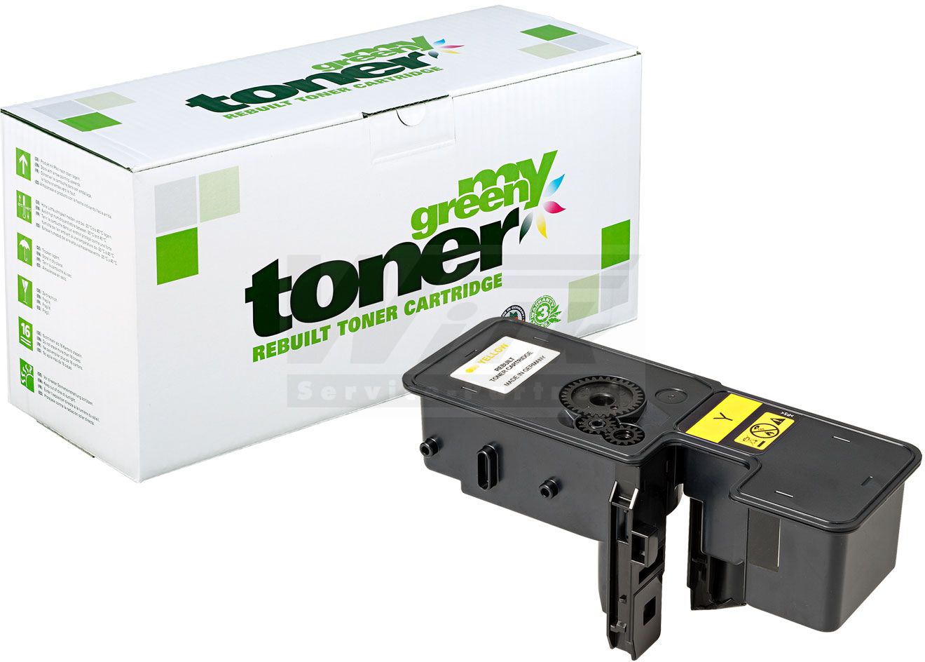 my green toner Toner-Kartusche yellow (271311) ersetzt PK-5015Y