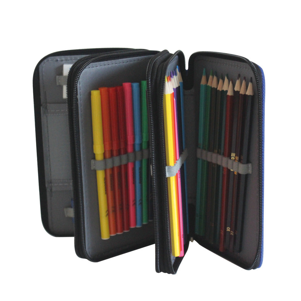 Schüleretui Einhorn, 3-Stock, gefüllt DONAU 6776100-19