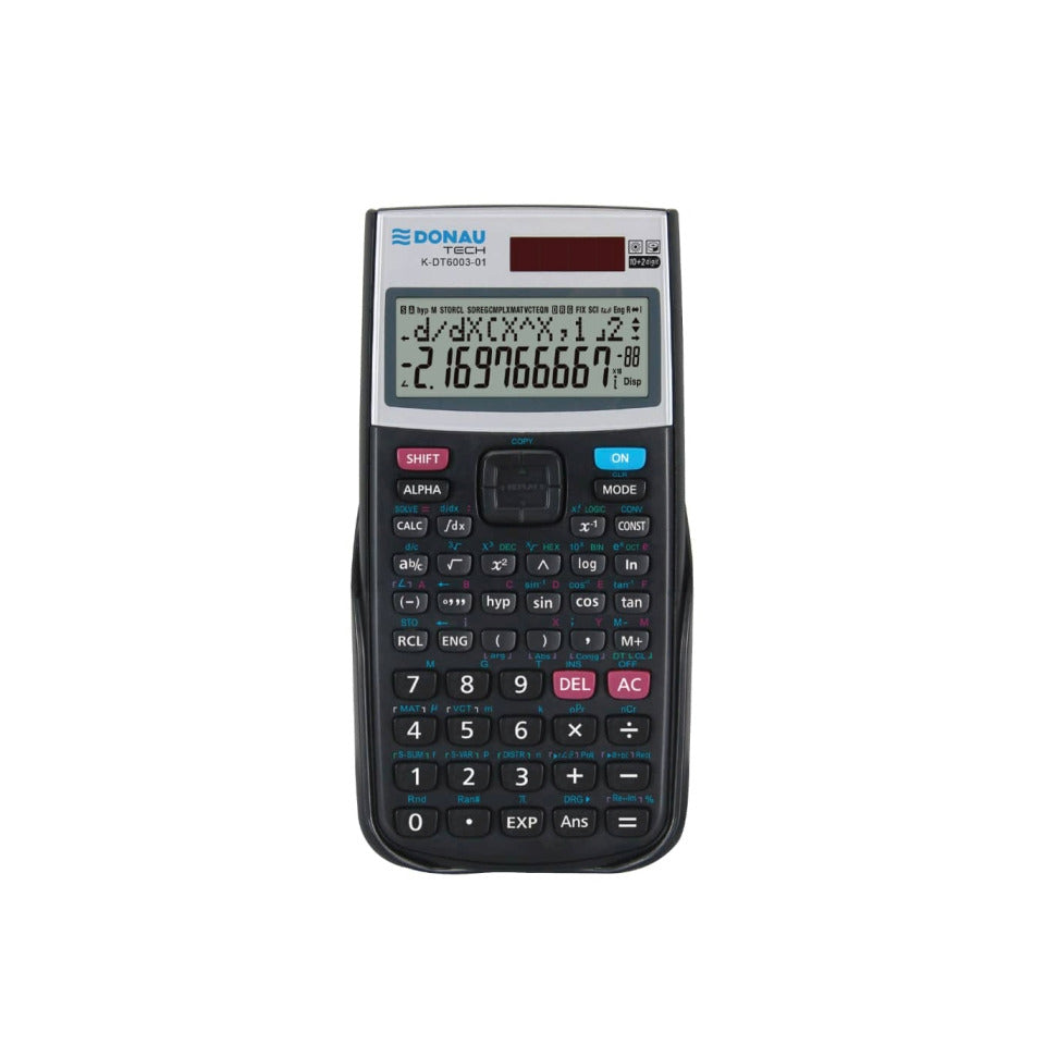 Schulrechner wissenschaftlich, schwarz DONAU K-DT6003-01