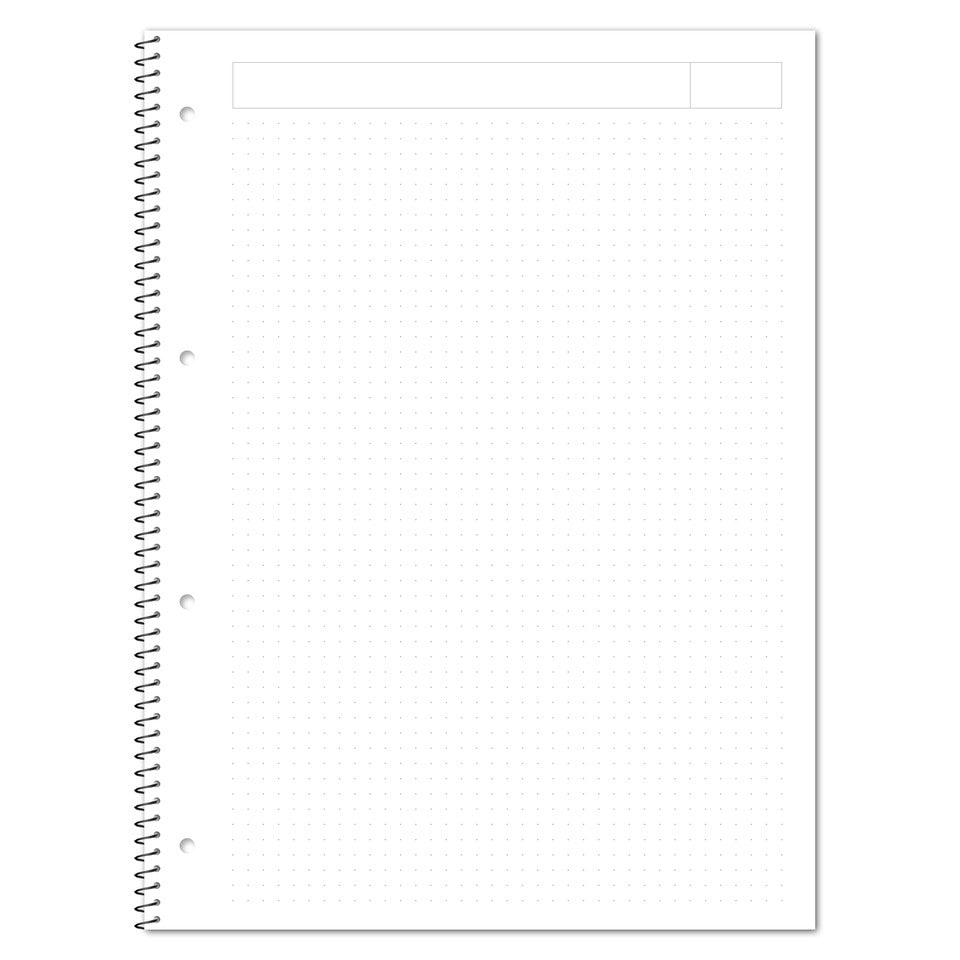 Collegeblock A4 80 Blatt punktkariert ws URSUS STYLE 608548000 Dotted Struktur