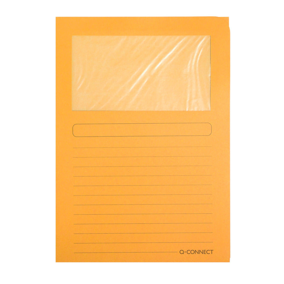 Q-CONNECT Umlaufmappe, A4, Pappe, orange