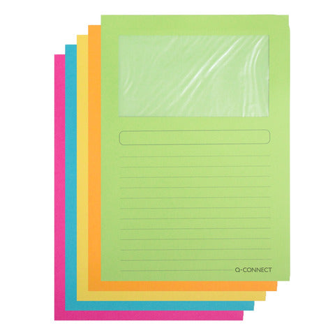 Q-CONNECT Umlaufmappe, A4, Pappe, gelb