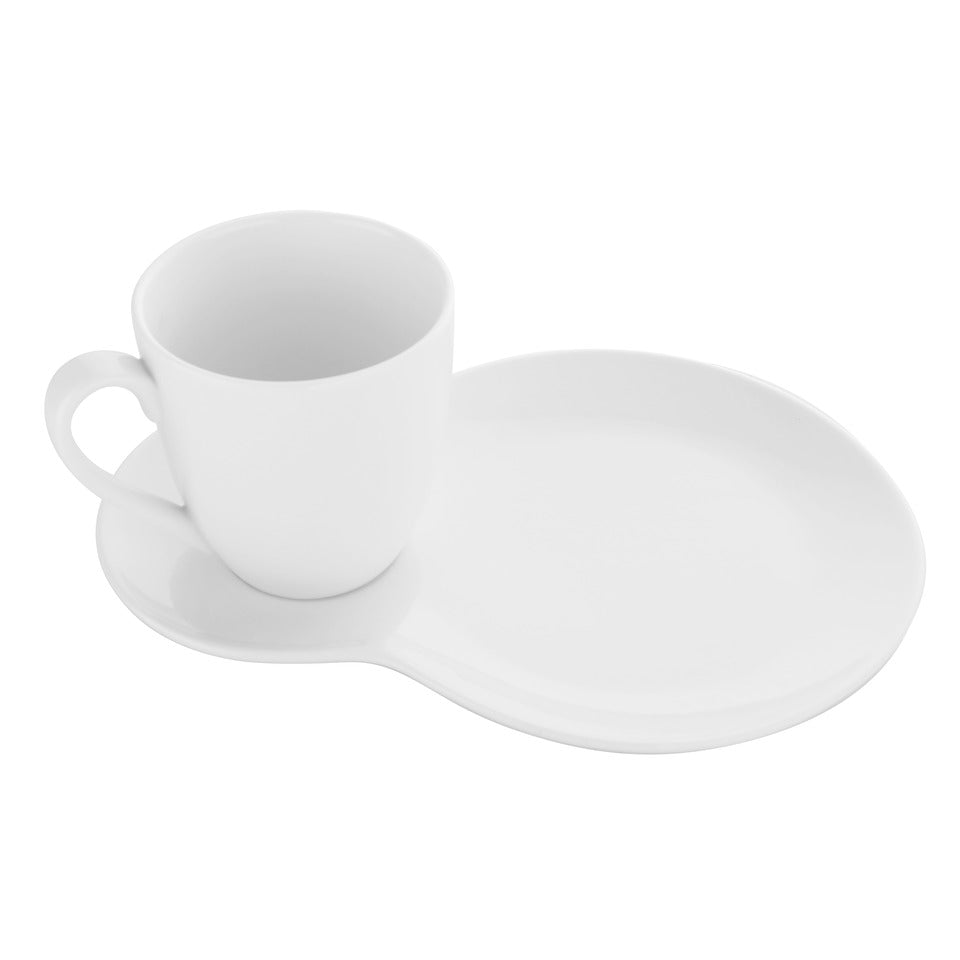 Kaffeetasse 320 ml + Untersetzer / Dessert PBS 56938