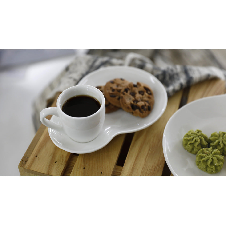 Kaffeetasse 85 ml + Untersetzer / Dessert PBS 56935